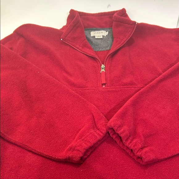 J. Crew Other - J. Crew Men's Zip-Up Sweater in Rich Red